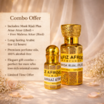 Musk Rijali Plus + Free Mahraz – Long Lasting Attar Perfume Combo - Image 2