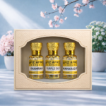 Premium 3 Attar Combo – KHAMRAH, PURPLE OUD & MAHRAAZ - Image 3