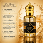 Guchi Flora Soft, Sweet & Long Lasting (12Ml) - Image 2
