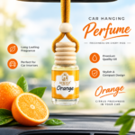 Orange Car Hanging Perfume