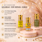 Signature Attar Set - Khamrah, New Shinaya, Hawas - Image 2